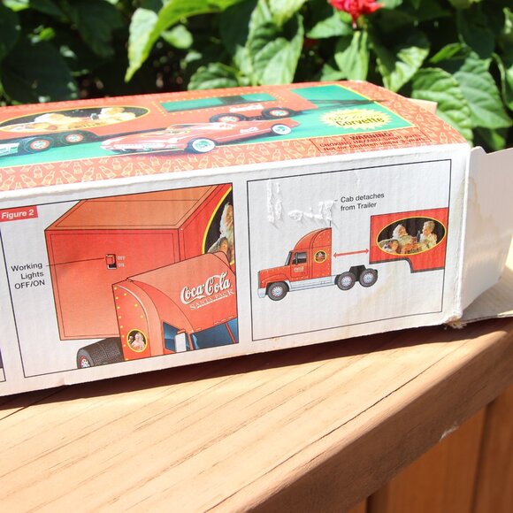 Coca-Cola Carrier Semi Truck W/1953 Corvette 1999 Holiday Limited Edition *READ* - Picture 12 of 17